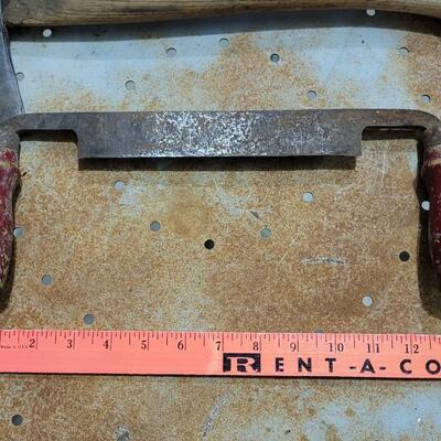 Lot 71: Vintage Tool Lot - PLUMB VICTORY Axe + Hand Saw