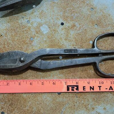 Lot 72: (2) Vintage Snips (WISS 9 + WILCOX CO.)