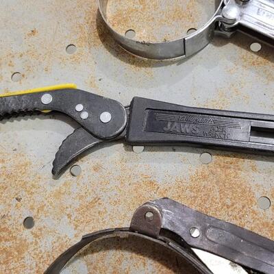 Lot 73: (3) Assorted Filter Wrenches 