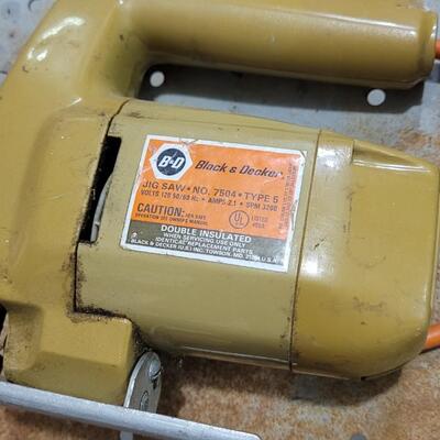 Lot 76: (2) Vintage Black and Decker Jigsaws