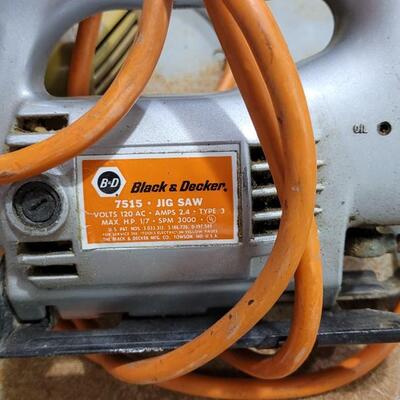 Lot 76: (2) Vintage Black and Decker Jigsaws