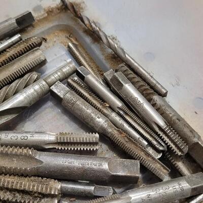 Lot 82: Plastic Bin of Assorted Drill Bits 