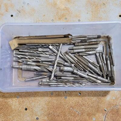 Lot 82: Plastic Bin of Assorted Drill Bits 