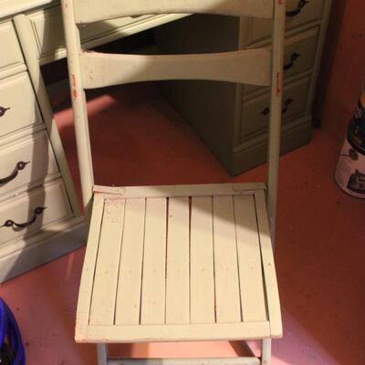   VINTAGE ROLLTOP DESK & CHAIR