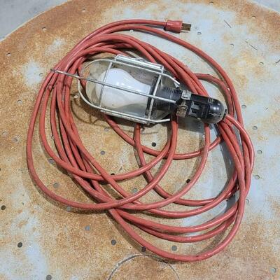 Lot 87: Vintage Shop Light w/ Cord Power Source