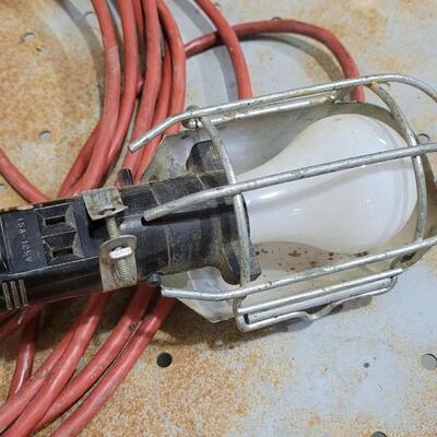 Lot 87: Vintage Shop Light w/ Cord Power Source