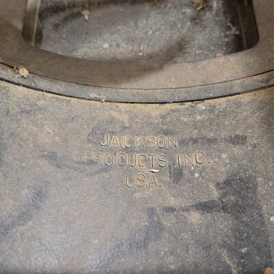 Lot 88: Vintage JACKSON Black Welding Helmet w/ Flip Shade View