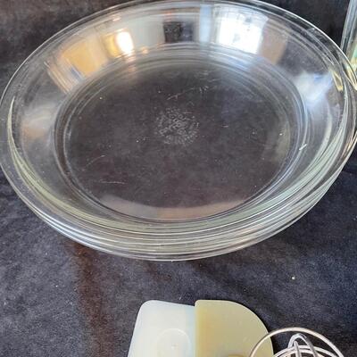 Lot 10  Baking Misc with Angel Food Pan
