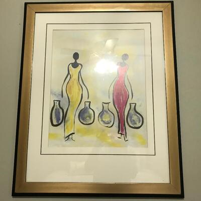 WOMEN FRAMED PRINT