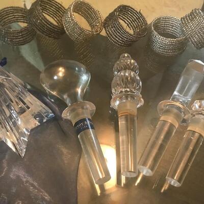 VILLOROY & BOCH WINE STOPPERS, COASTERS, NAPKIN RINGS & MORE