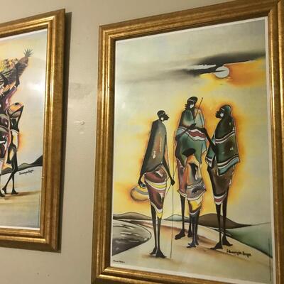 WOMEN SUNSET FRAMED PRINTS