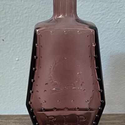 Vintage Wheaton Coffin RIP Poison Bottle Violet Purple