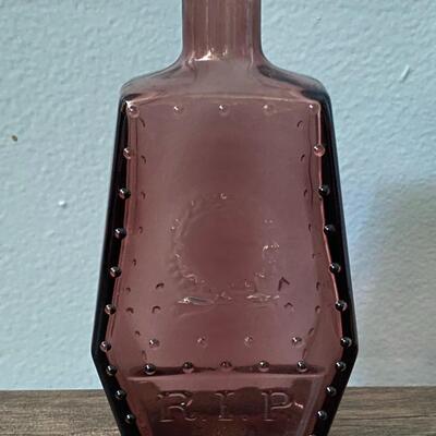 Vintage Wheaton Coffin RIP Poison Bottle Violet Purple