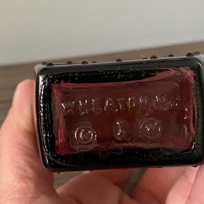 Vintage Wheaton Coffin RIP Poison Bottle Violet Purple