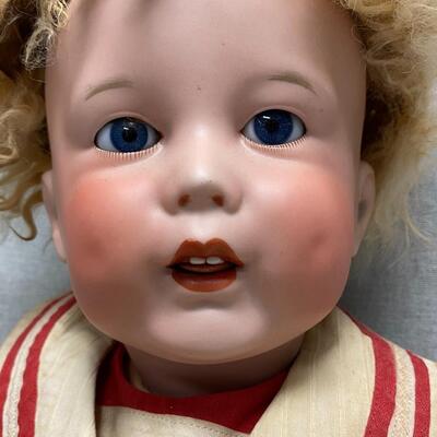 Antique Vintage SFBJ 251 Bisque & Composite Boy Doll Original Body