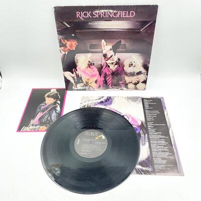 RICK SPRINGFIELD â€œSUCCESS HASNâ€™T SPOILED ME YETâ€ VINYL RECORD