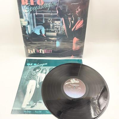 REO SPEEDWAGON â€œHI INFIDELITYâ€ VINYL RECORD