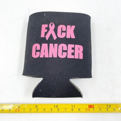 â€œF**K CANCERâ€ DRINK KOOZIE