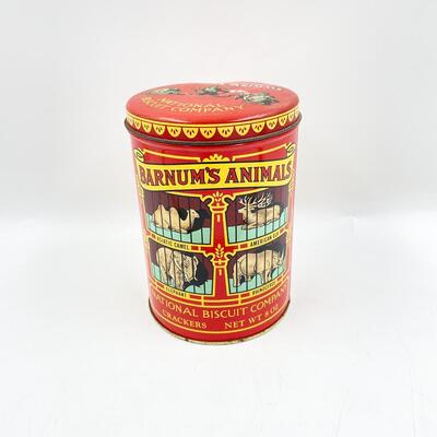 VINTAGE-STYLE BARNUMâ€™S ANIMALS TIN 