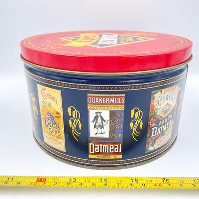 VINTAGE-STYLE QUAKER OATS TIN (1983)
