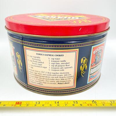 VINTAGE-STYLE QUAKER OATS TIN (1983)