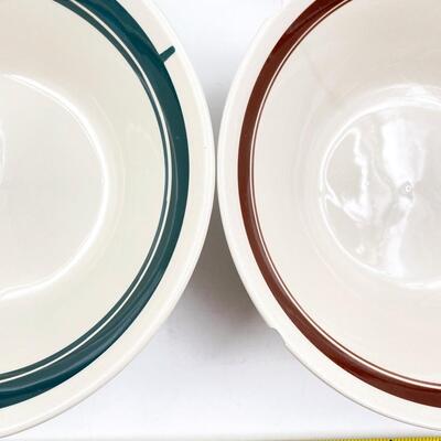 7â€ COLORFUL STONEWARE BOWLS SET OF 8