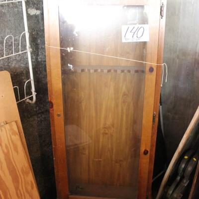    WOODEN GUN CABINET
