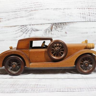 Vintage 1935 Auburn 851 Wooden Antique Car Series