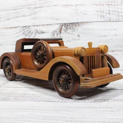 Vintage 1935 Auburn 851 Wooden Antique Car Series