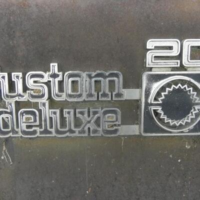   CHEVY CUSTOM DELUXE PICKUP