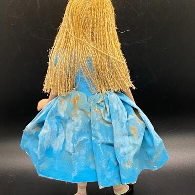 Nancy Wiley Alice in Wonderland Painted Composite Paper Mache Art Doll Numbered Signed