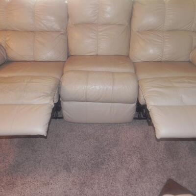   ELECTRIC LEATHER RECLINING SOFA
