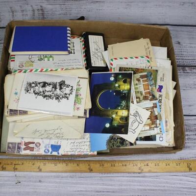 Lot of Assorted Vintage Cards, Letters, and Photos