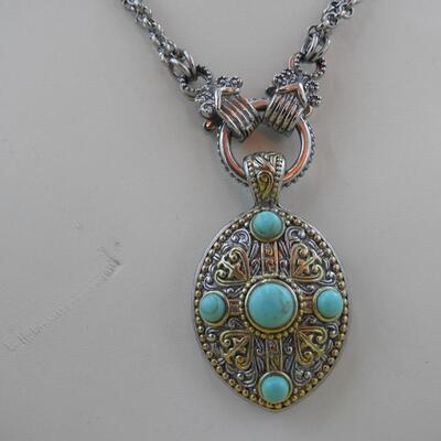 Turquoise Pendant NecKlace