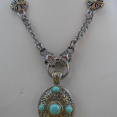 Turquoise Pendant NecKlace