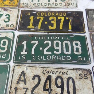  LICENSE PLATES