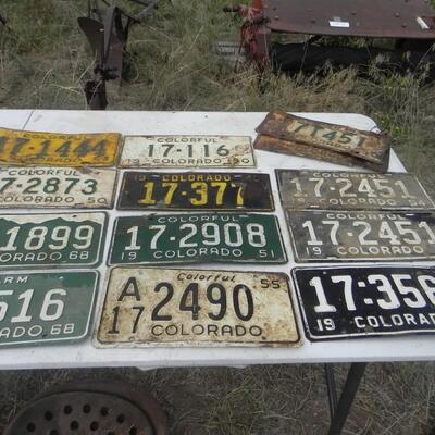  LICENSE PLATES