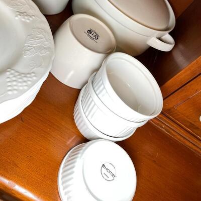Lot 77- Crate and Barrel Dishes and more