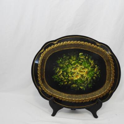 Handpainted tray