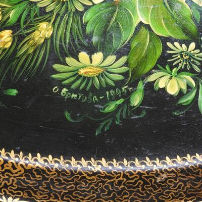 Handpainted tray