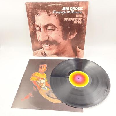 JIM CROCE â€œPHOTOGRAPHS & MEMORIES: HIS GREATEST HITSâ€ VINYL RECORD 