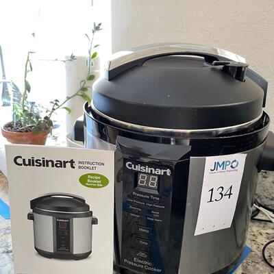 Lot 134- Cuisinart pressure cooker