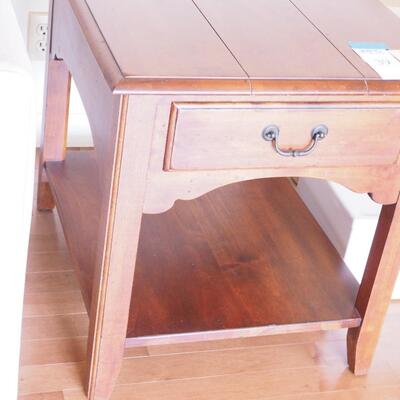 Lot 39- Ethan Allen Side table with drawer