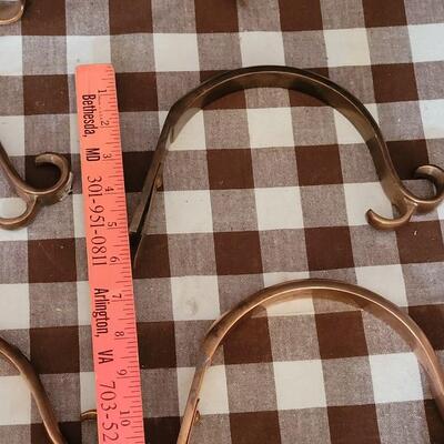 Lot 95: (5) Copper Arches (hooks)