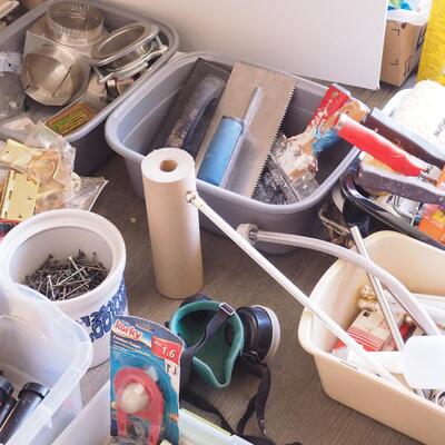 Lot 140  Large lot Tools and Hardward