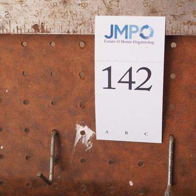 Lot 142 Power tools and peg board