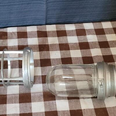 Lot 105: Industrial Nautical Lighting Fixture 