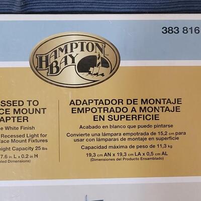Lot 111: Hamilton Bay Recessed to Surface Mount Adapter