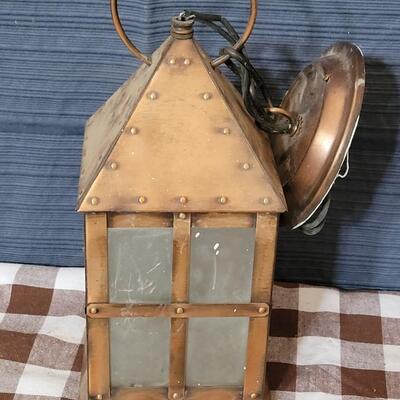 Lot 113: Vintage Copper Light