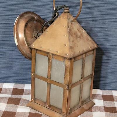 Lot 113: Vintage Copper Light